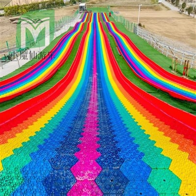 Hexagonale Ecke Regenbogenrutsche ohne Walze